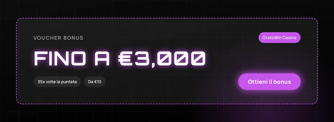 Bonus €3.000 conquista.