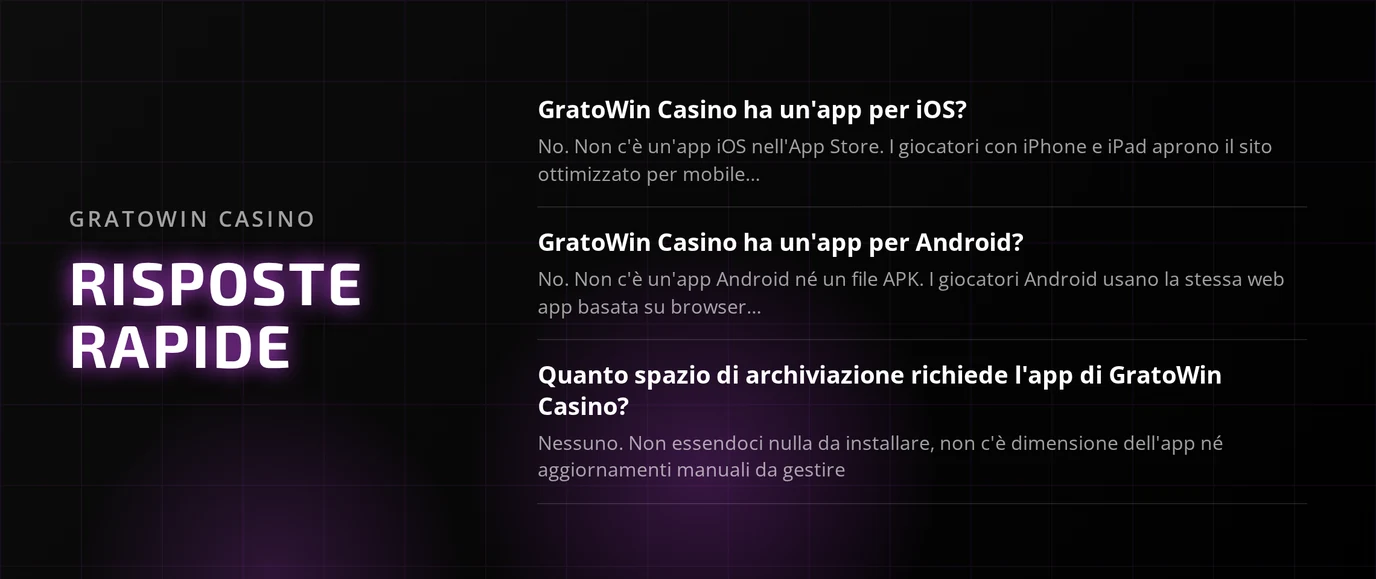 Domande frequenti sul gioco da mobile